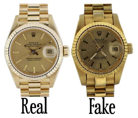 gold rolex watch fake|rolex real vs fake.